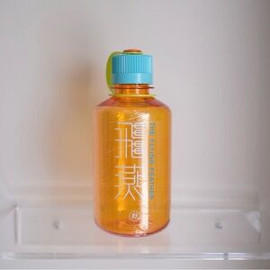 16oz Nalgene Bottle — HK Flying Feather x Isla Athletic Brand, Orange/Teal/Lime